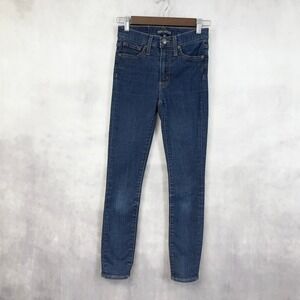 J Crew Mercantile Womens Jeans Size 24 Skinny Clean Girl Classic Dark Wash Basic